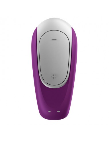 SATISFYER - DOUBLE FUN PARTNER VIBRATOR PURPLE