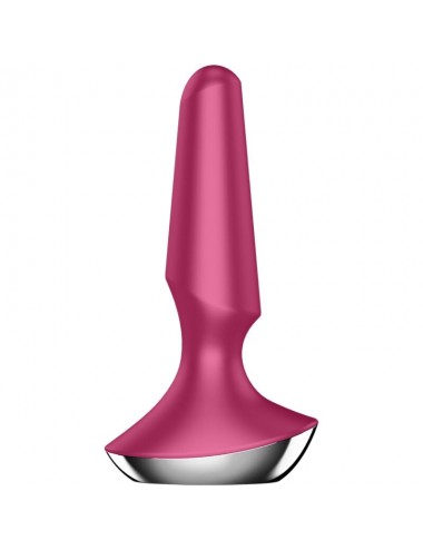 SATISFYER PLUG ILICIOUS 2 PLUG VIBRATOR - BERRY