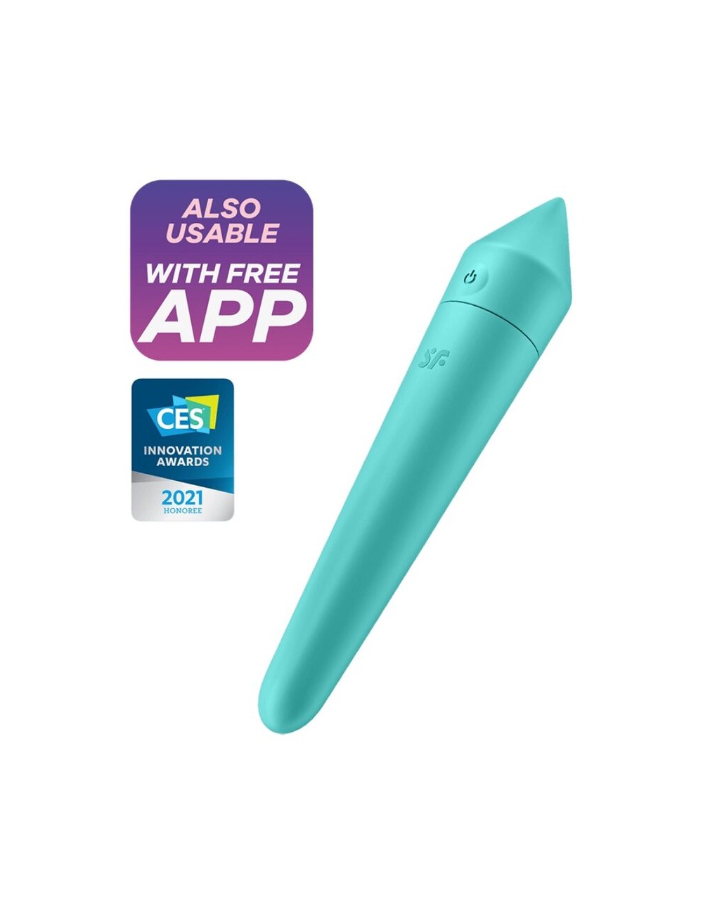 SATISFYER ULTRA POWER BULLET 8 - TURQUOISE SATISFYER ULTRA POWER BULLET 8 - TURQUOISE