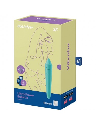 SATISFYER ULTRA POWER BULLET 8 - TURQUOISE