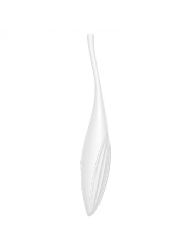 SATISFYER TWIRLING JOY CLIT TIP VIBRATOR - WHITE