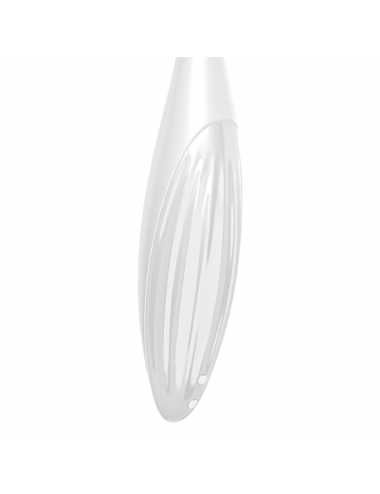 SATISFYER TWIRLING JOY CLIT TIP VIBRATOR - WHITE