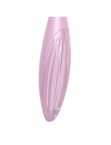 SATISFYER TWIRLING JOY CLIT TIP VIBRATOR - PINK