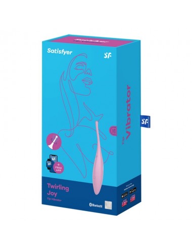 SATISFYER - TWIRLING JOY CLIT TIP VIBRATOR PINK