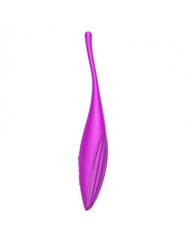 SATISFYER TWIRLING JOY CLIT TIP VIBRATOR - FUCHSIA