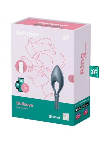 SATISFYER BULLSEYE RING VIBRATOR - GREY