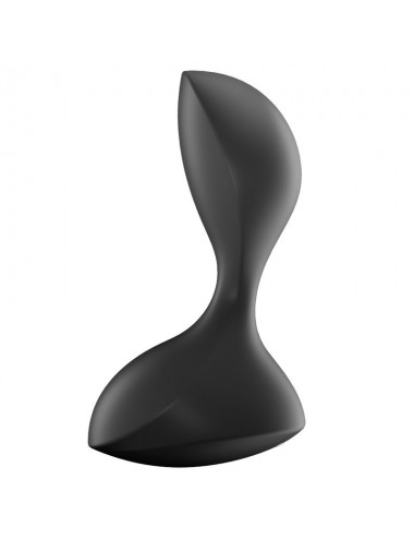 SATISFYER SWEET SEAL VIBRATING PLUG APP - BLACK