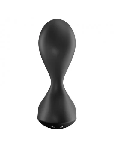 SATISFYER - SWEET SEAL VIBRATING PLUG APP BLACK