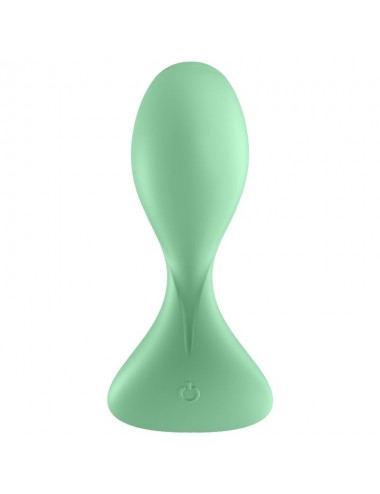 SATISFYER TRENDSETTER VIBRATING PLUG - GREEN