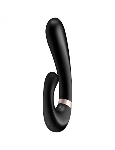 SATISFYER HEAT WAVE VIBRATOR APP - BLACK