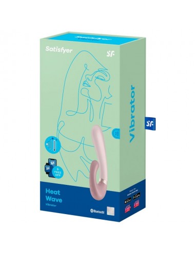 SATISFYER HEAT WAVE VIBRATOR - PINK