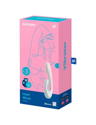 SATISFYER - HEAT WAVE VIBRATOR APP WHITE