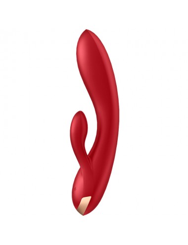 SATISFYER DOUBLE FLEX VIBRATOR - RED