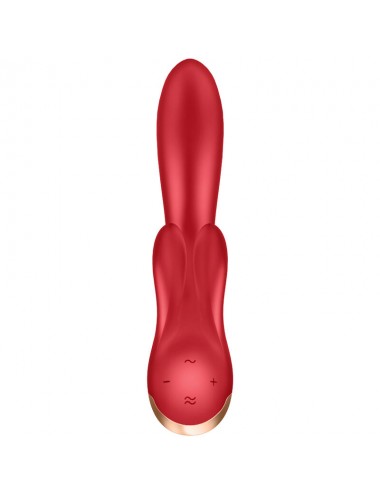 SATISFYER DOUBLE FLEX VIBRATOR - RED