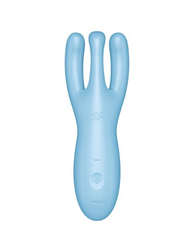 SATISFYER THREESOME 4 VIBRATOR - BLUE