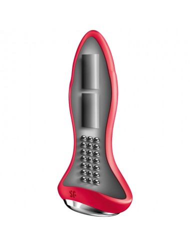 SATISFYER ROTATOR PLUG 1+ VIBRATING PLUG - RED