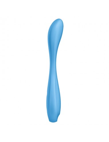 SATISFYER G-SPOT FLEX 4+ MULTI VIBRATOR - BLUE