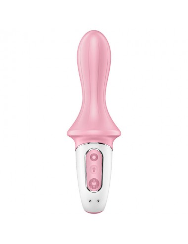 SATISFYER AIR PUMP BOOTY 5+ INFLATABLE ANAL VIBRATOR - PINK