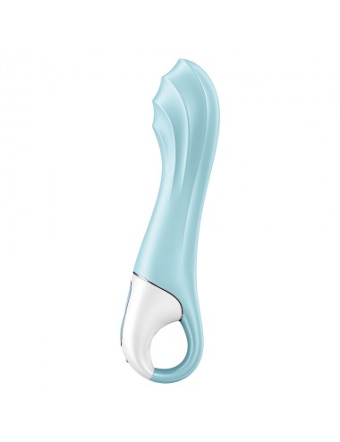 SATISFYER AIR PUMP VIBRATOR 5+ INFLATABLE G-SPOT VIBRATOR APP - BLUE