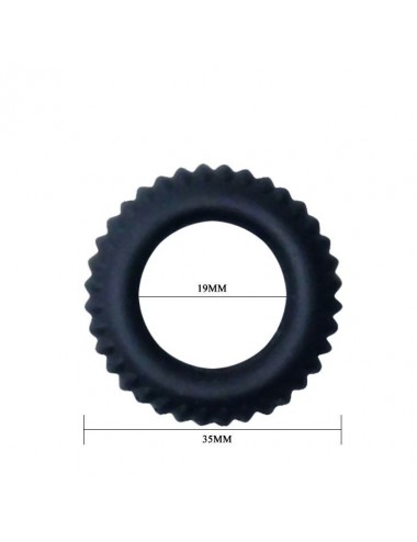 BAILE - TITAN COCKRING BLACK 1.9 CM