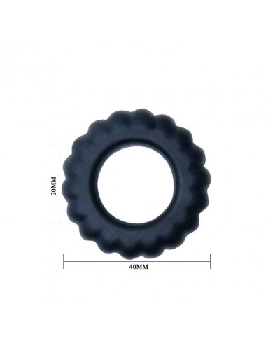 BAILE - TITAN COCKRING BLACK 2 CM