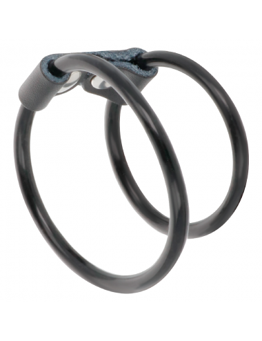 DARKNESS - DOUBLE FLEXIBLE PENIS RING