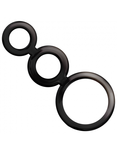 ADDICTED TOYS - RINGS SET FOR PENIS - SMOKED