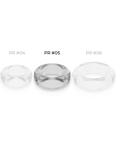 POWERING SUPER FLEXIBLE RESISTANT RING  4.8CM PR05 CLEAR