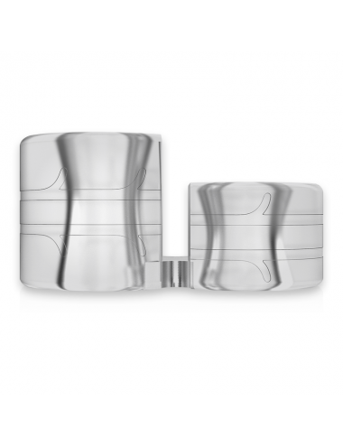 POWERING - SUPER FLEXIBLE AND RESISTANT DOUBLE PENIS RING PR09 CLEAR