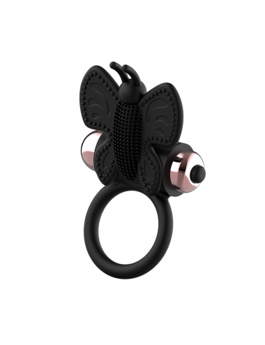 COQUETTE CHIC DESIRE - COCK RING BUTTERFLY WITH VIBRATOR BLACK/ GOLD