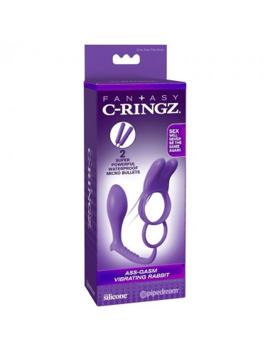 FANTASY C-RINGZ  ASS GASM VIBRATING  RABBIT