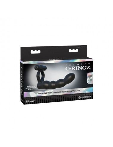 FANTASY C-RINGZ - POSABLE DOUBLE PENETRATOR