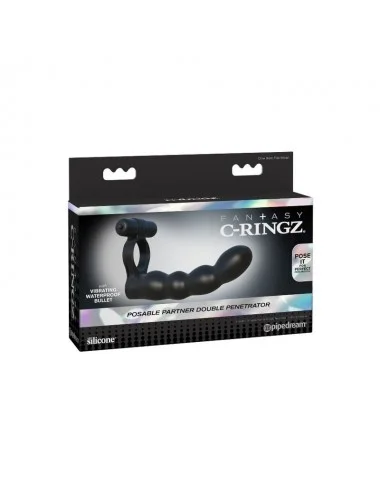 FANTASY C-RINGZ - POSABLE DOUBLE PENETRATOR
