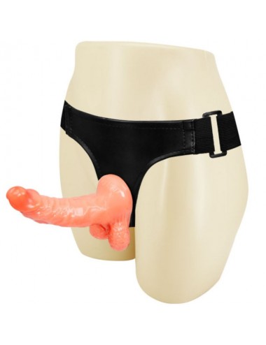 BAILE - HARNESS WITH REALISTIC PENIS AND ULTRA PASSIONATE ADJUSTABLE PANTIES 15.5 CM