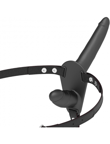 FETISH SUBMISSIVE DOUBLE PENETRIX STRAP-ON BLACK UP