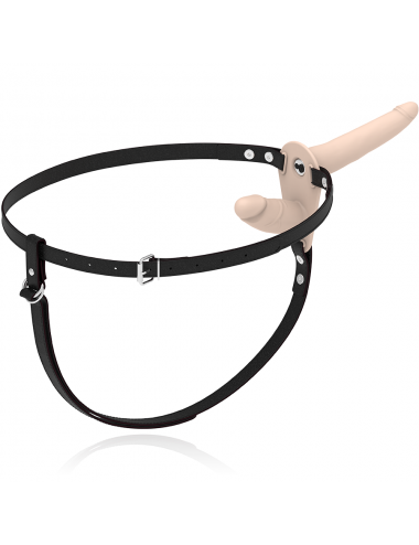 FETISH SUBMISSIVE HARNESS - DOUBLE PENETRATION FLESH UP VIBRATOR