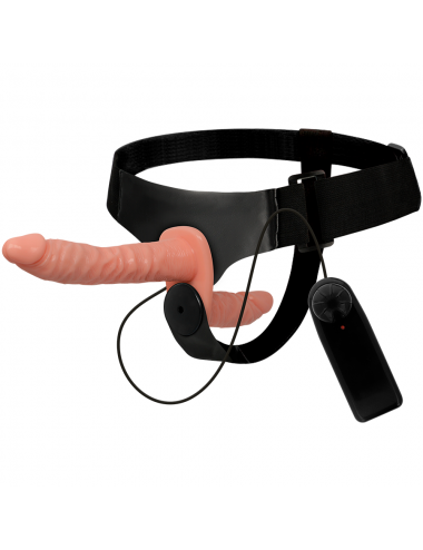 HARNESS ATTRACTION HARRIS VIBRATING DOUBLE HARNESS 18 X 3.5CM