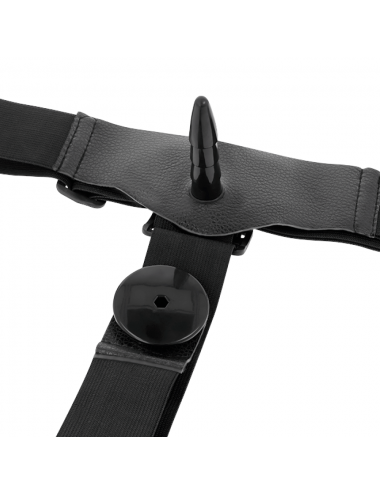 HARNESS ATTRACTION - HARRIS DOUBLE PENETRACI N WITH VIBRATION 18 CM -O- 3.5 CM