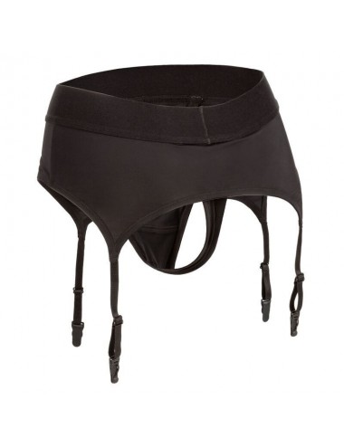 CALEX BOUNDLESS THONG WITH GARTER L/XL