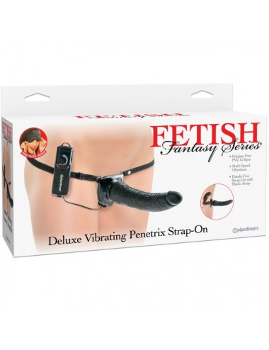 FETISH FANTASY SERIES - SERIES DELUXE VIBRATING PENETRIS STRAP-ON
