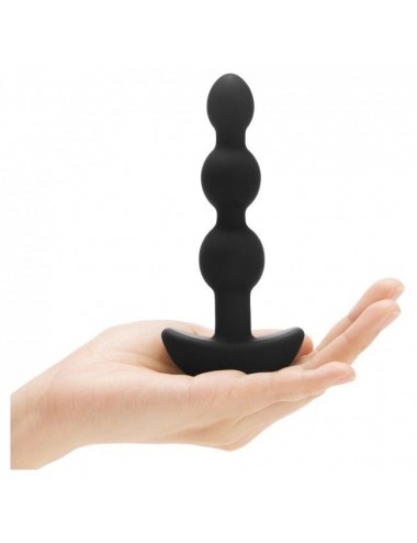 B-VIBE - TRIPLET ANAL REMOTE CONTROL BEADS BLACK