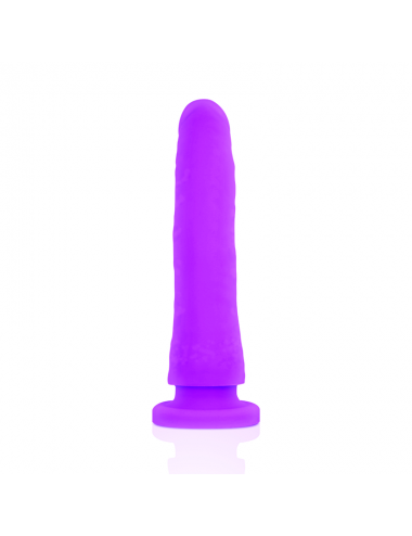 DELTA CLUB - TOYS HARNESS + DONG PURPLE SILICONE 17 CM -O- 3 CM