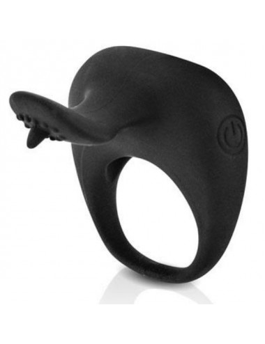 PRETTY LOVE - THIMBLE VIBRATOR RING BLACK