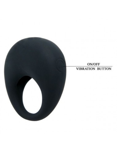 PRETTY LOVE - TRAP VIBRATOR RING BLACK