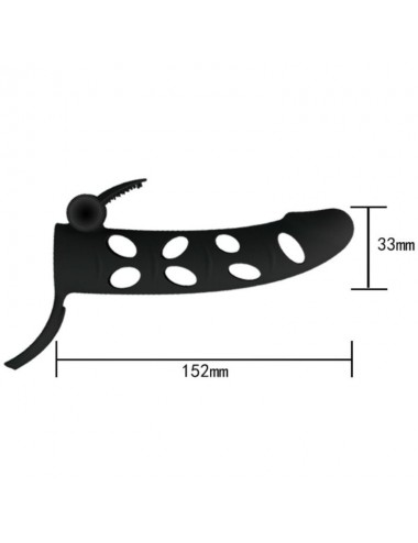 PRETTY LOVE - SILICONE COVER WITH VIBRATION 15.2 CM