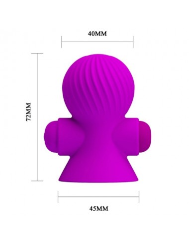 PRETTY LOVE - NIPPLE STIMULATORS 12M LILAC VIBRATION