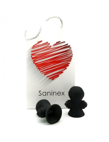SANINEX SUCTIONER WORLD BLACK NIPPLES STIMULATOR
