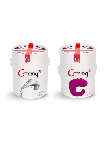 G-VIBE - FUN TOYS GRING VIBRATOR RING XL SWEET RASPBERRY