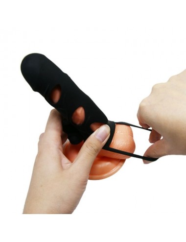PRETTY LOVE - SILICONE COVER WITH VIBRATION 14 CM 1.0