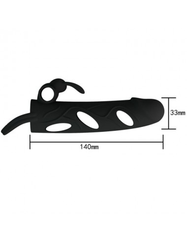 PRETTY LOVE - SILICONE COVER WITH VIBRATION 14 CM 1.0